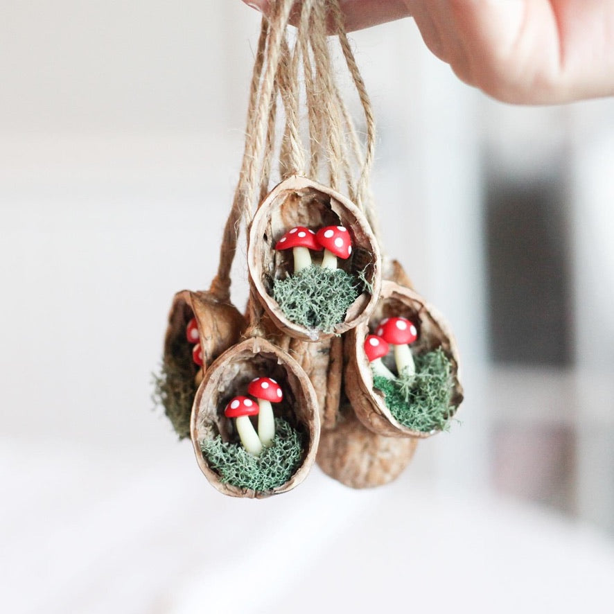 🍄 DIY Woodland Ornaments 🍄