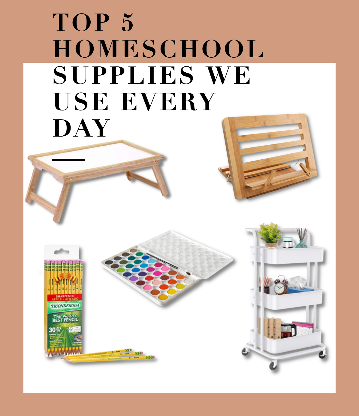 5 homeschool supplies we use every day – Brighter Day Press