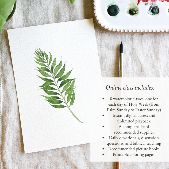 Holy Week & Easter Watercolor Class