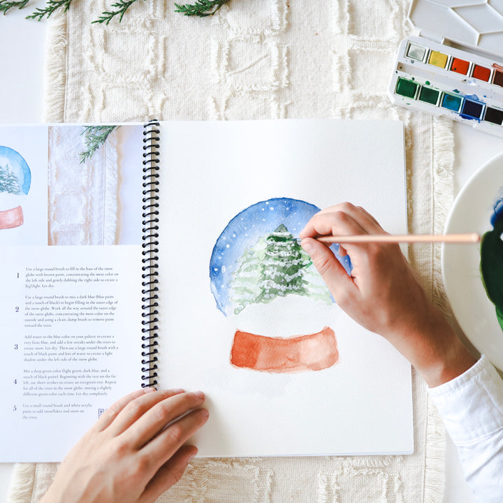 Watercolor Workbook: Winter & Christmas