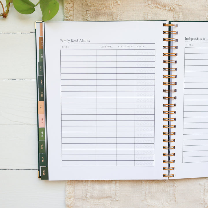 2025-2026 Homeschool Planner