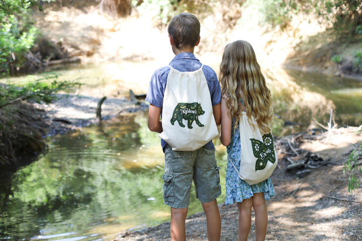 "Explore" Drawstring Nature Backpacks