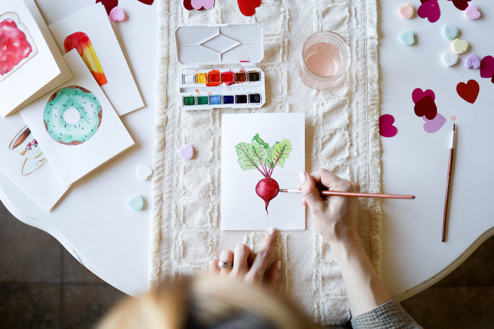 Watercolor Class: Funny Valentine's Day Cards