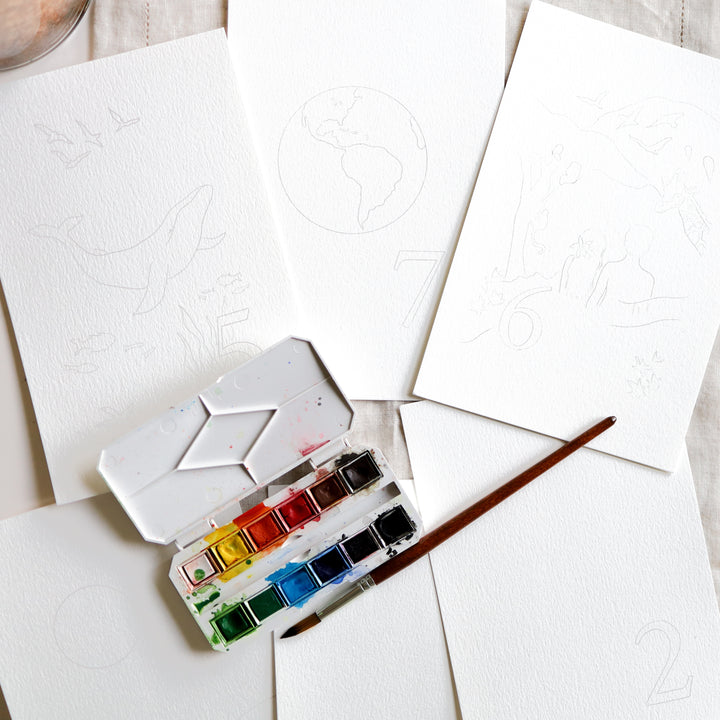 Creation Story Watercolor Class