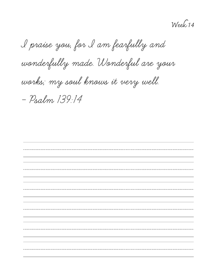 Copywork Book for Morning Time Vol. 3 - Cursive