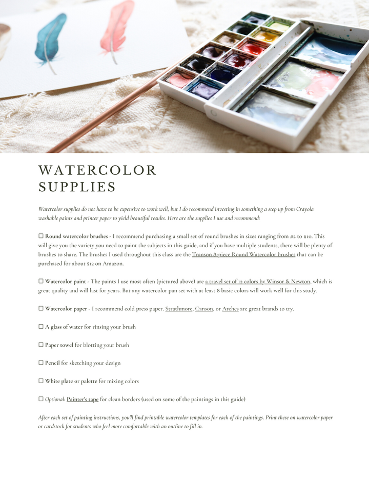 Watercolor Class: 8 Summer-Inspired Scenes