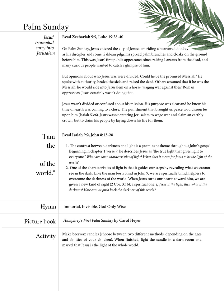 Easter Guide