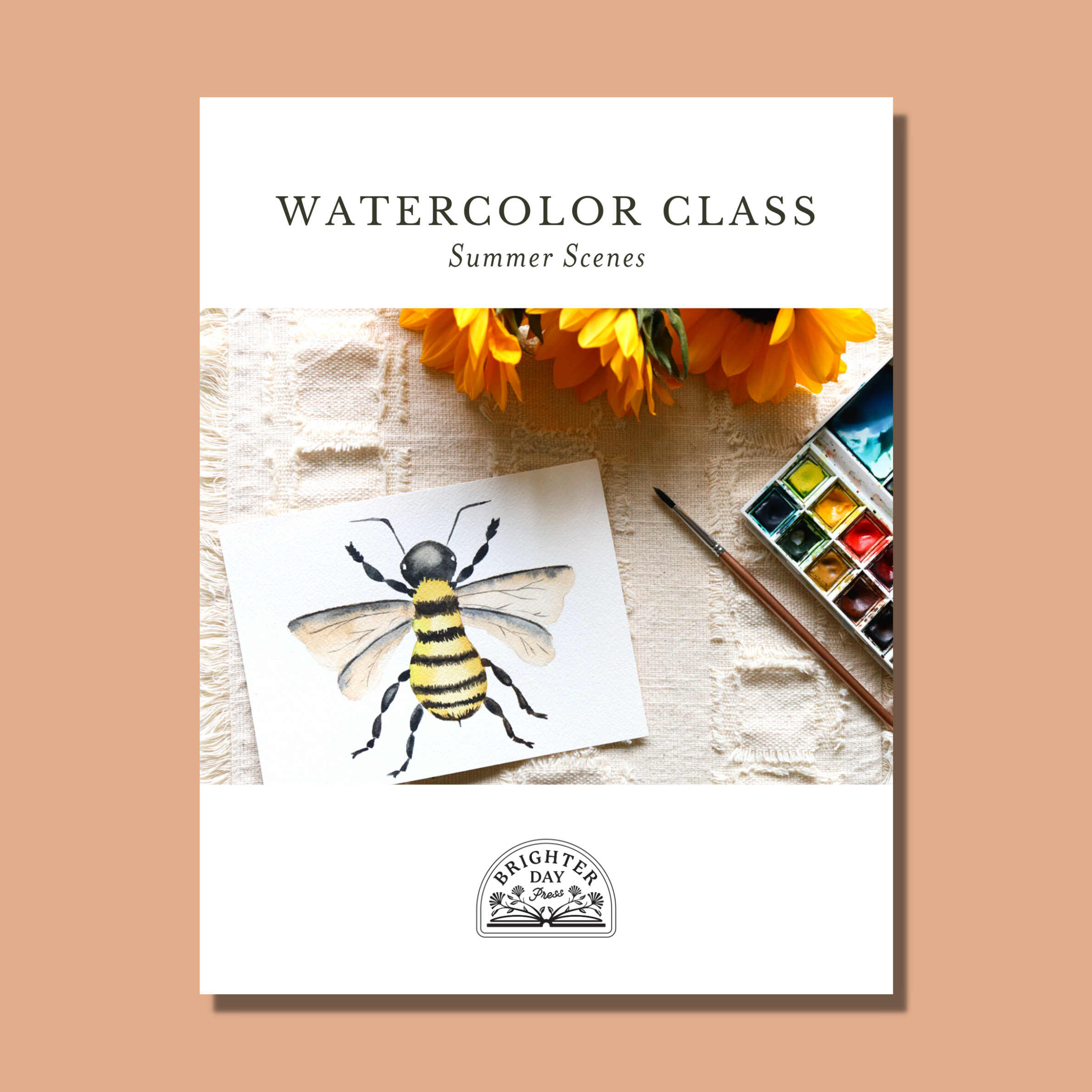 Online Watercolor class demo  Size 14x21 inch #watercolor