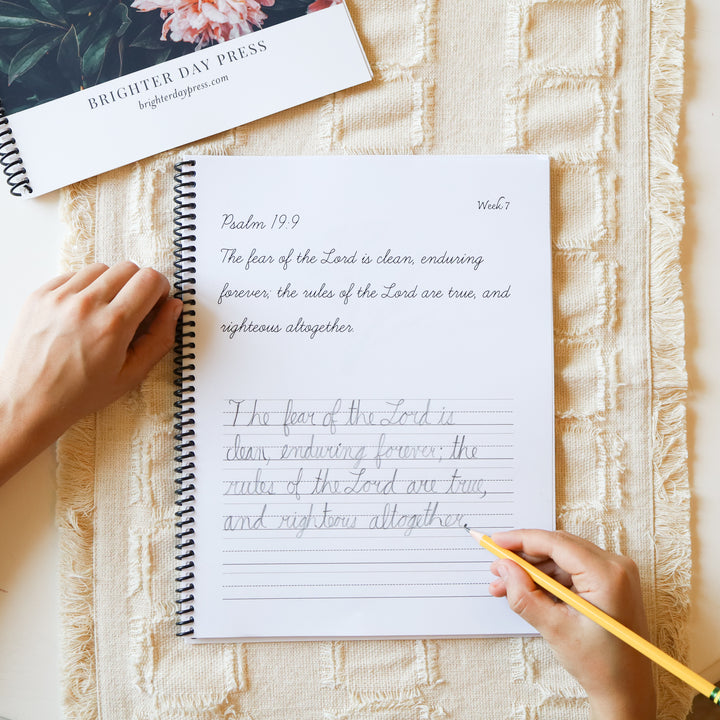Copywork Book for Morning Time Vol. 1 - Cursive
