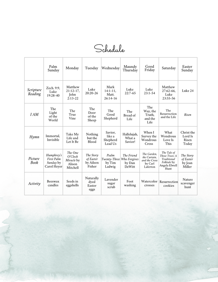 Easter Guide