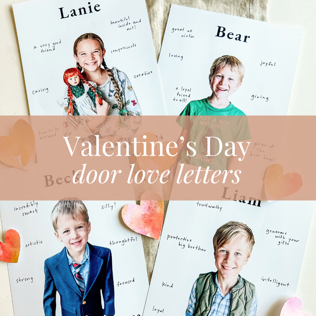 DIY: Valentine's Day Door Love Letters