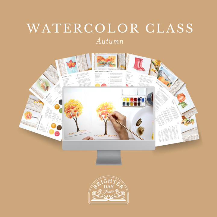 Watercolor Class: 8 Autumn-Inspired Scenes