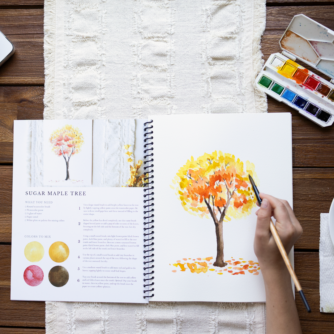 Watercolor Workbook: Autumn