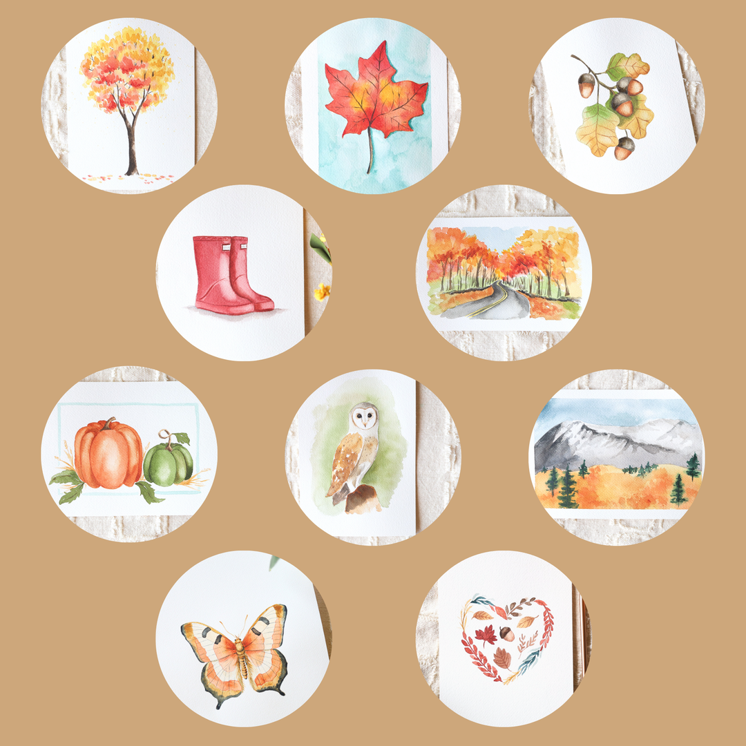 Watercolor Workbook: Autumn