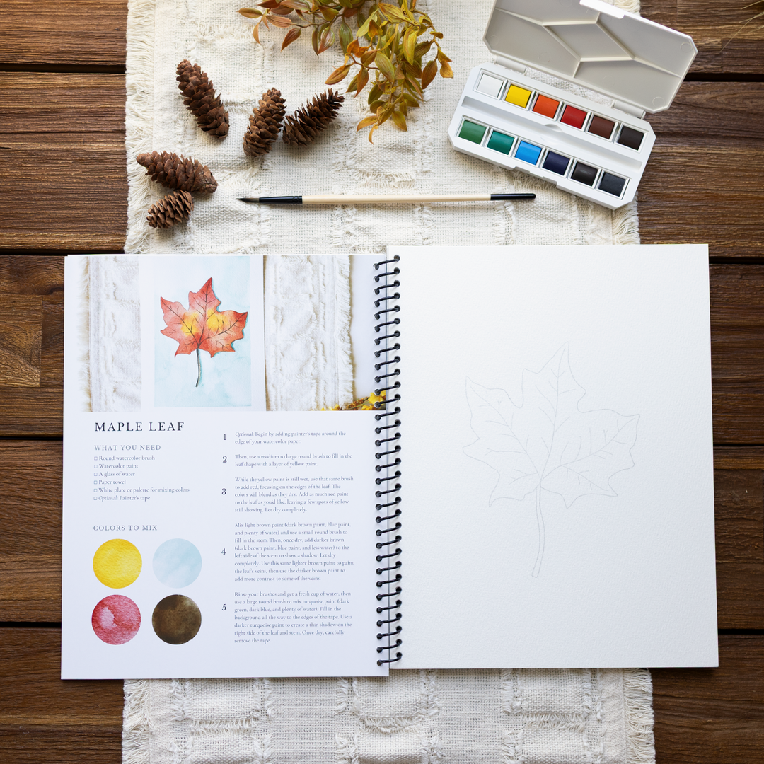 Watercolor Workbook: Autumn
