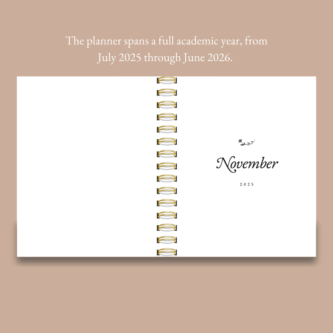 Printable 2025-2026 Homeschool Planner (Digital Download)