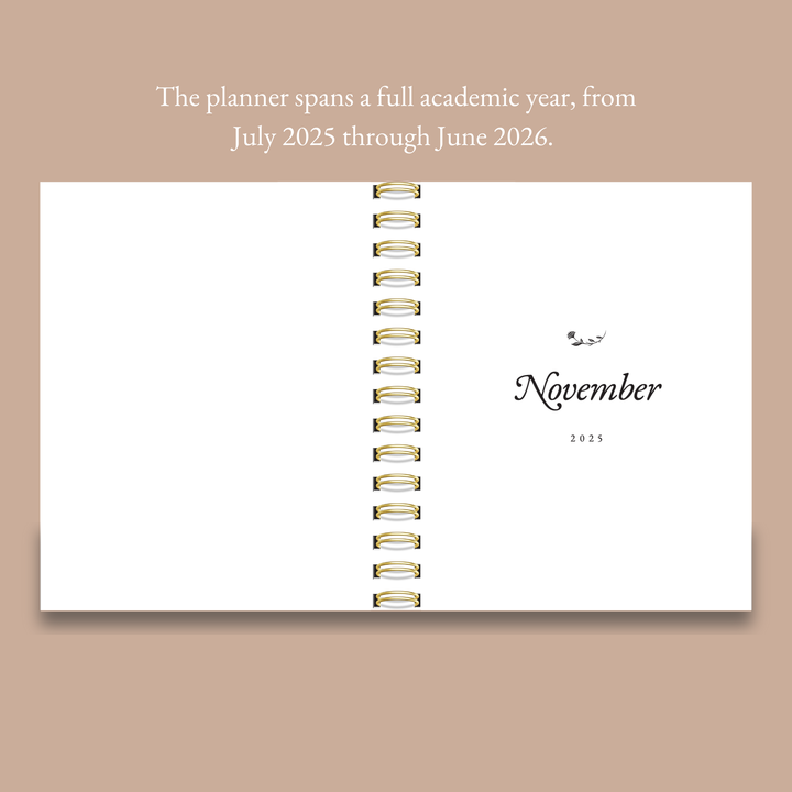 Printable 2025-2026 Homeschool Planner (Digital Download)