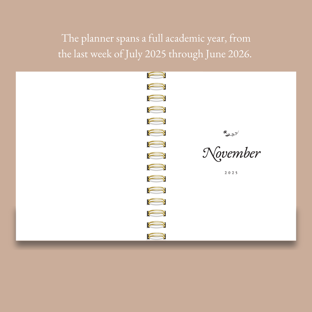 PREORDER 2025-2026 Homeschool Planner