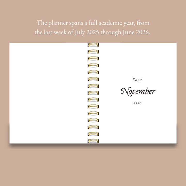 PREORDER 2025-2026 Homeschool Planner
