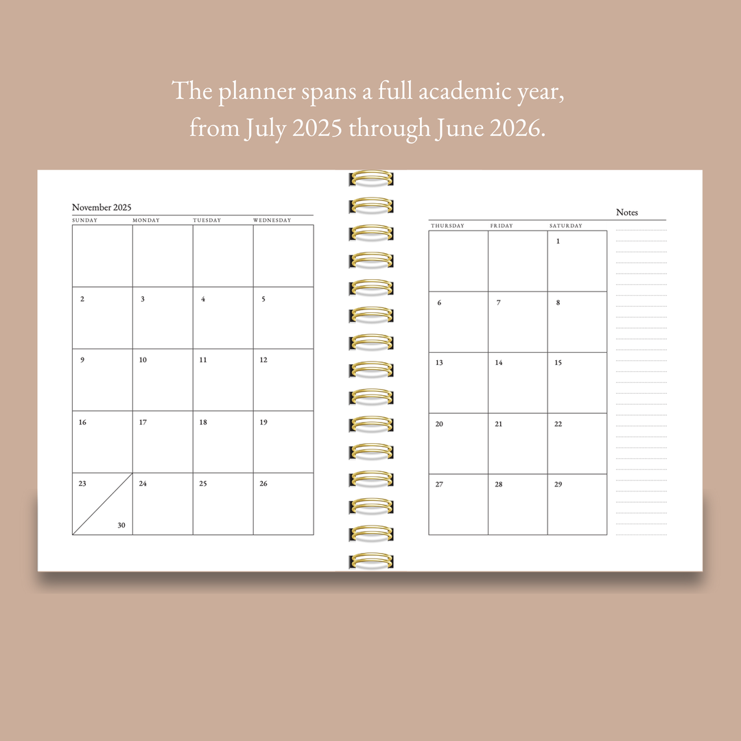 Printable 2025-2026 Homeschool Planner (Digital Download)