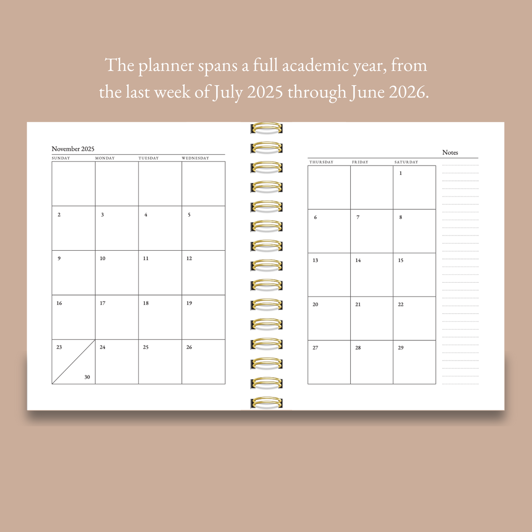 PREORDER 2025-2026 Homeschool Planner