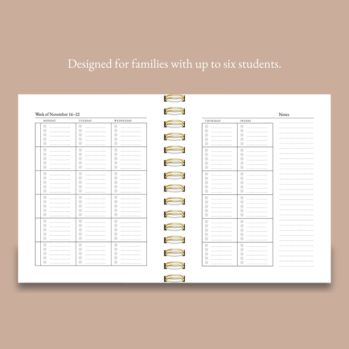 PRE-ORDER 2026-2027 Homeschool Planner