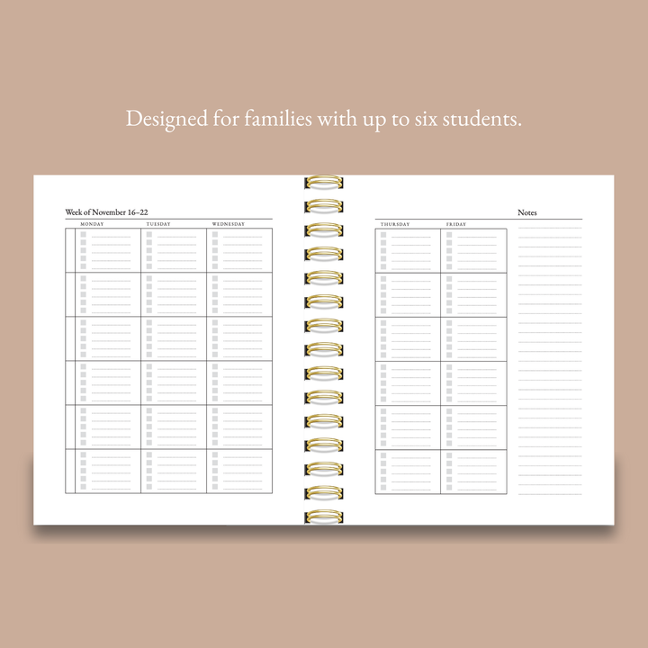 PREORDER 2025-2026 Homeschool Planner