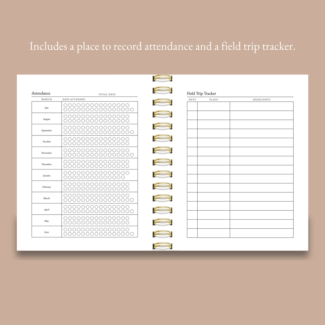 PREORDER 2025-2026 Homeschool Planner