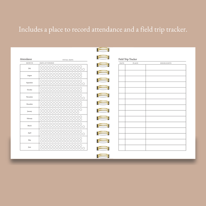 PREORDER 2025-2026 Homeschool Planner