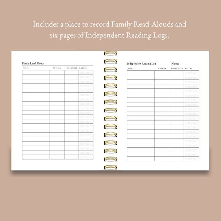 PREORDER 2025-2026 Homeschool Planner