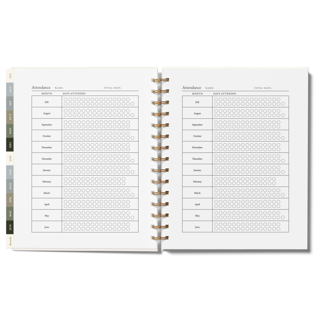 Pre-Order 2026-2027 Homeschool Planner