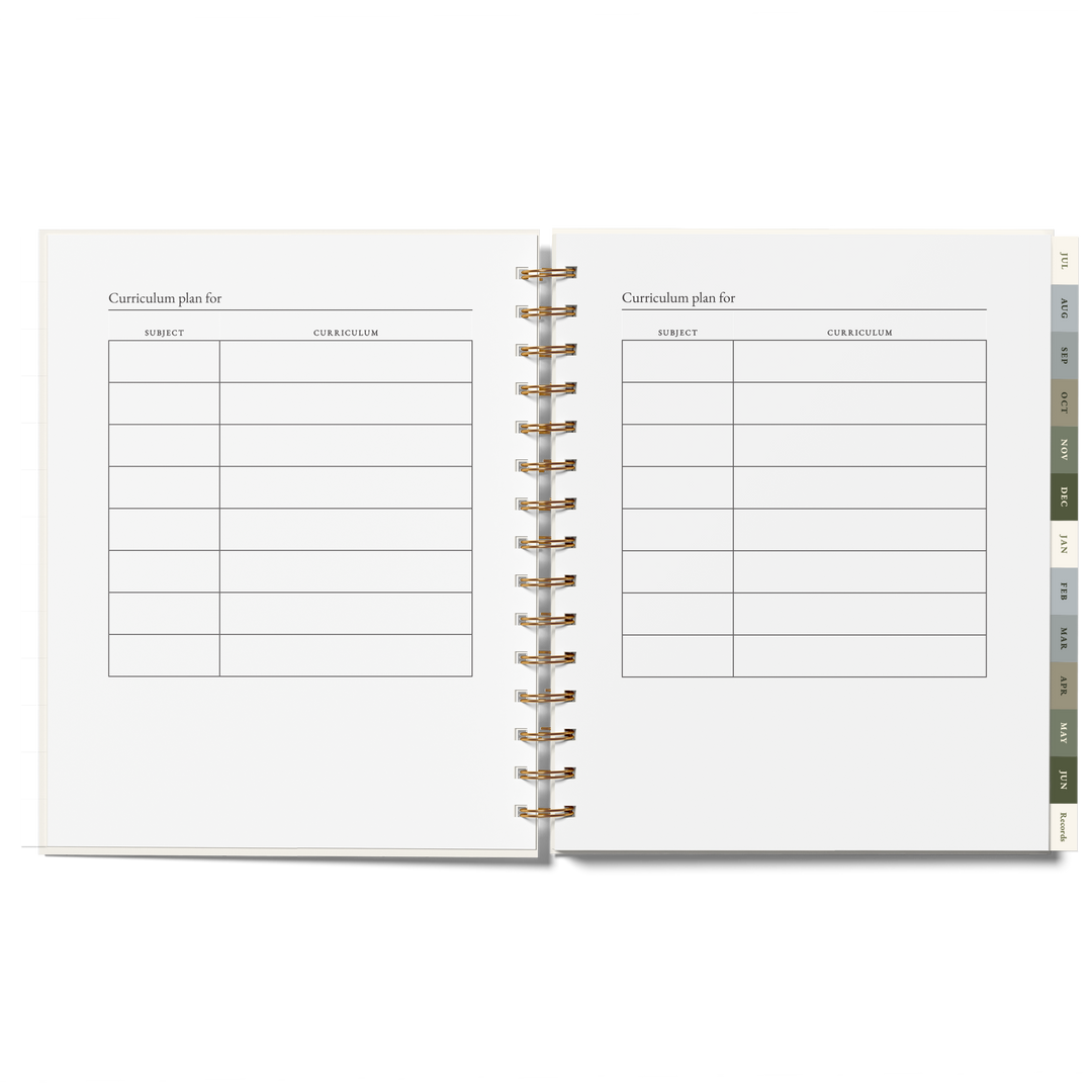 Pre-Order 2026-2027 Homeschool Planner