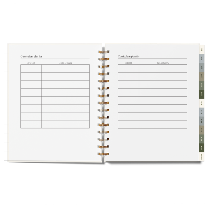 Pre-Order 2026-2027 Homeschool Planner
