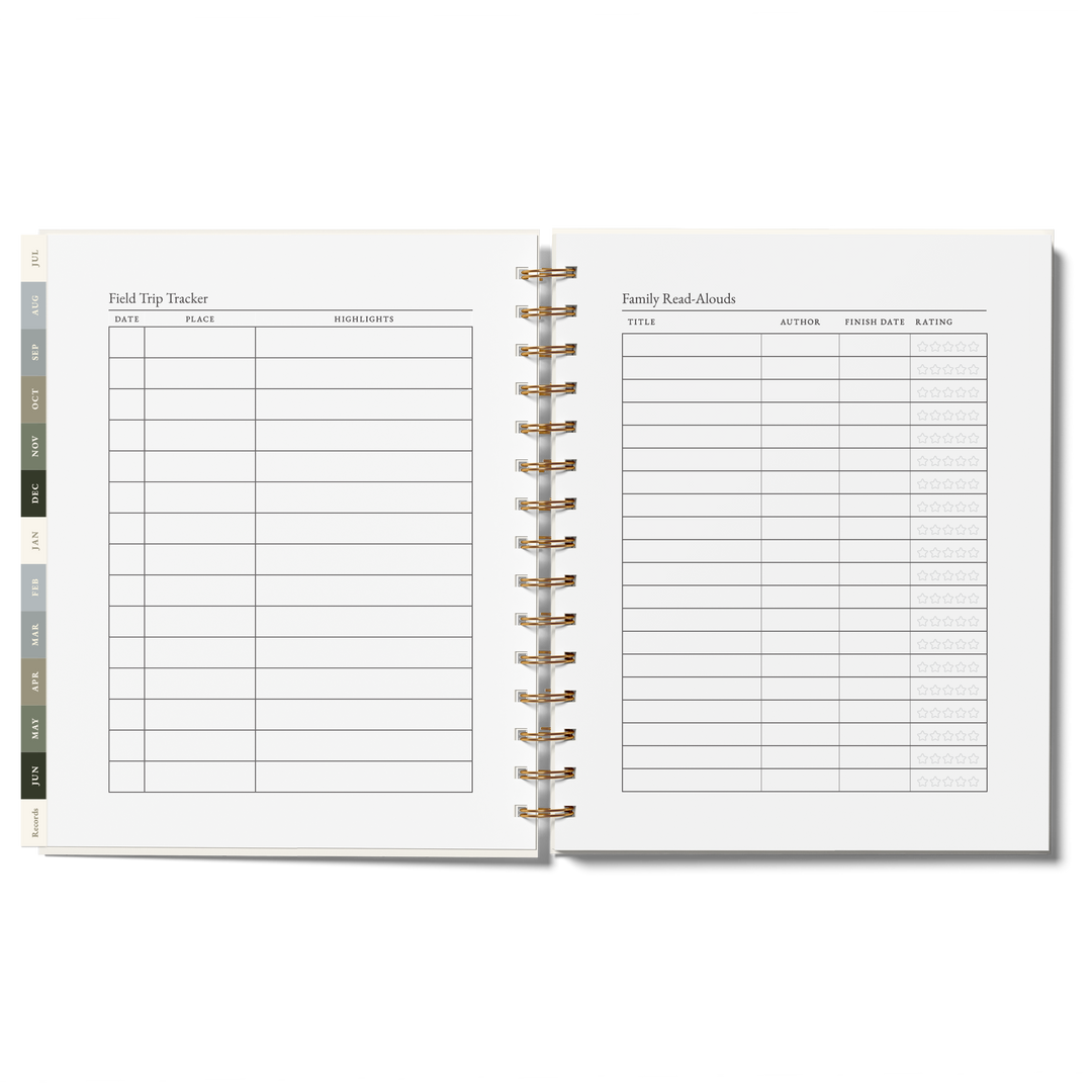 Pre-Order 2026-2027 Homeschool Planner