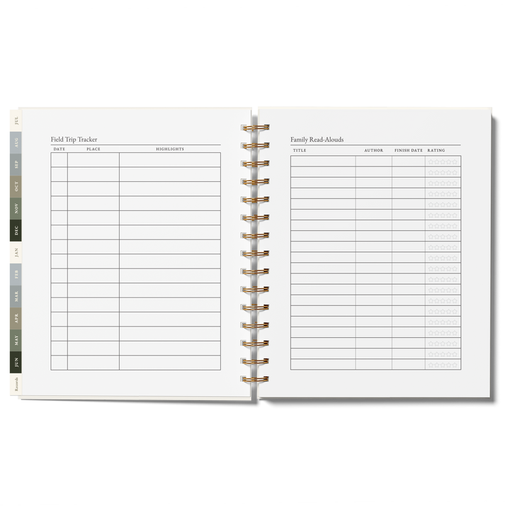 Pre-Order 2026-2027 Homeschool Planner