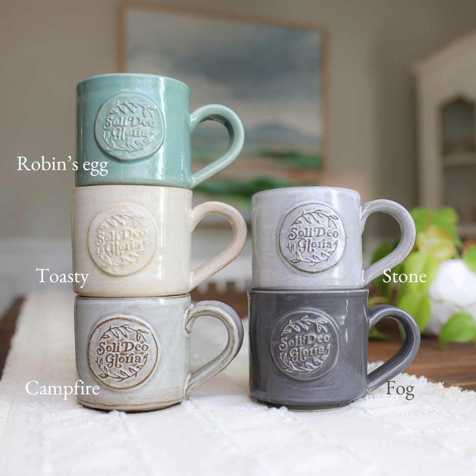 Soli Deo Gloria mug