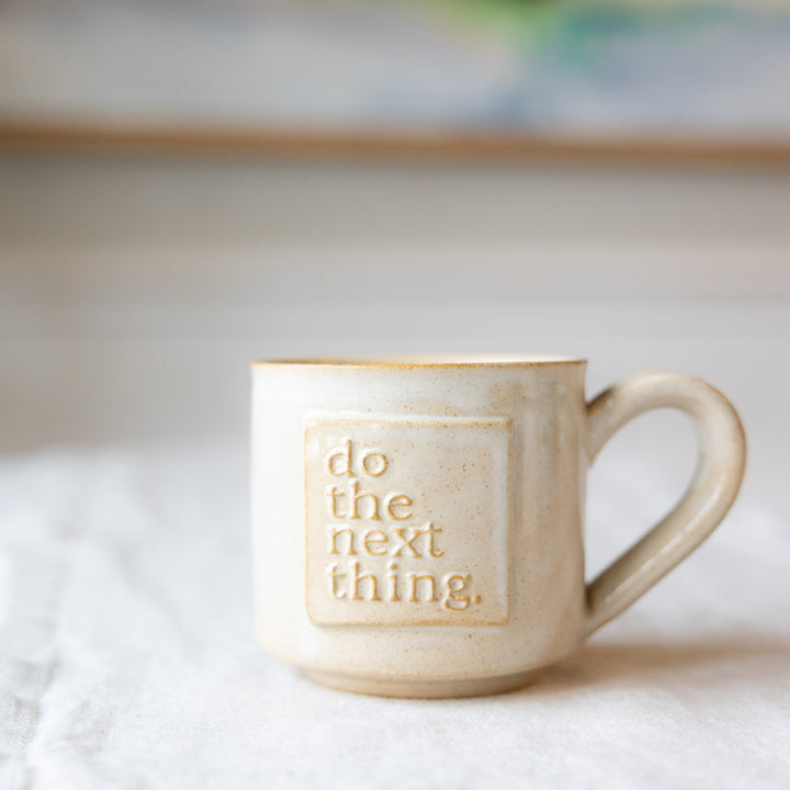 "Do the Next Thing" mug