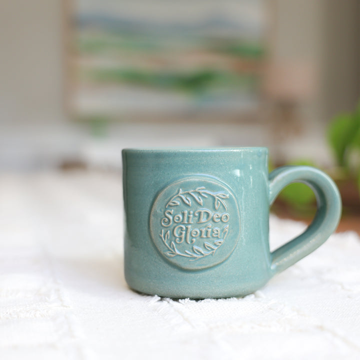 Soli Deo Gloria mug