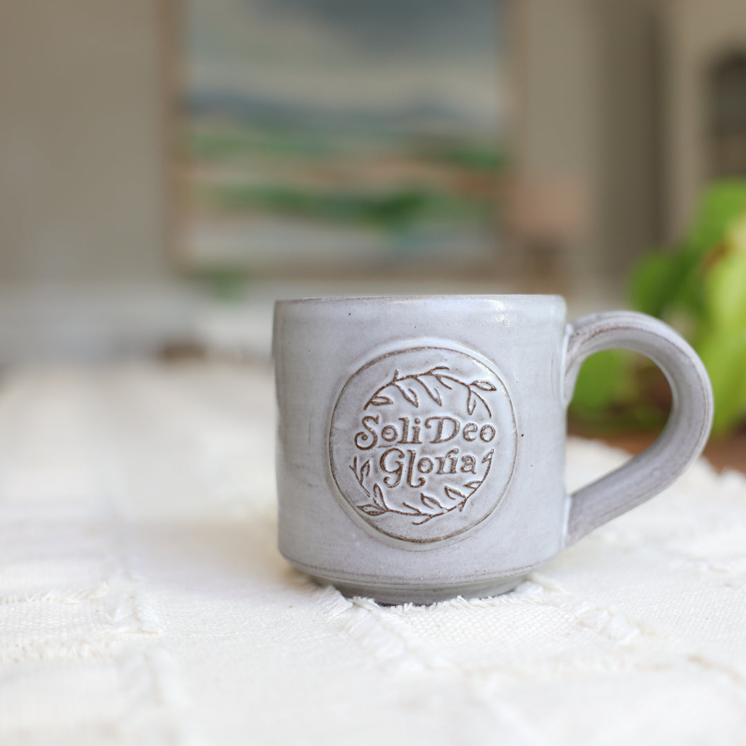 Soli Deo Gloria mug