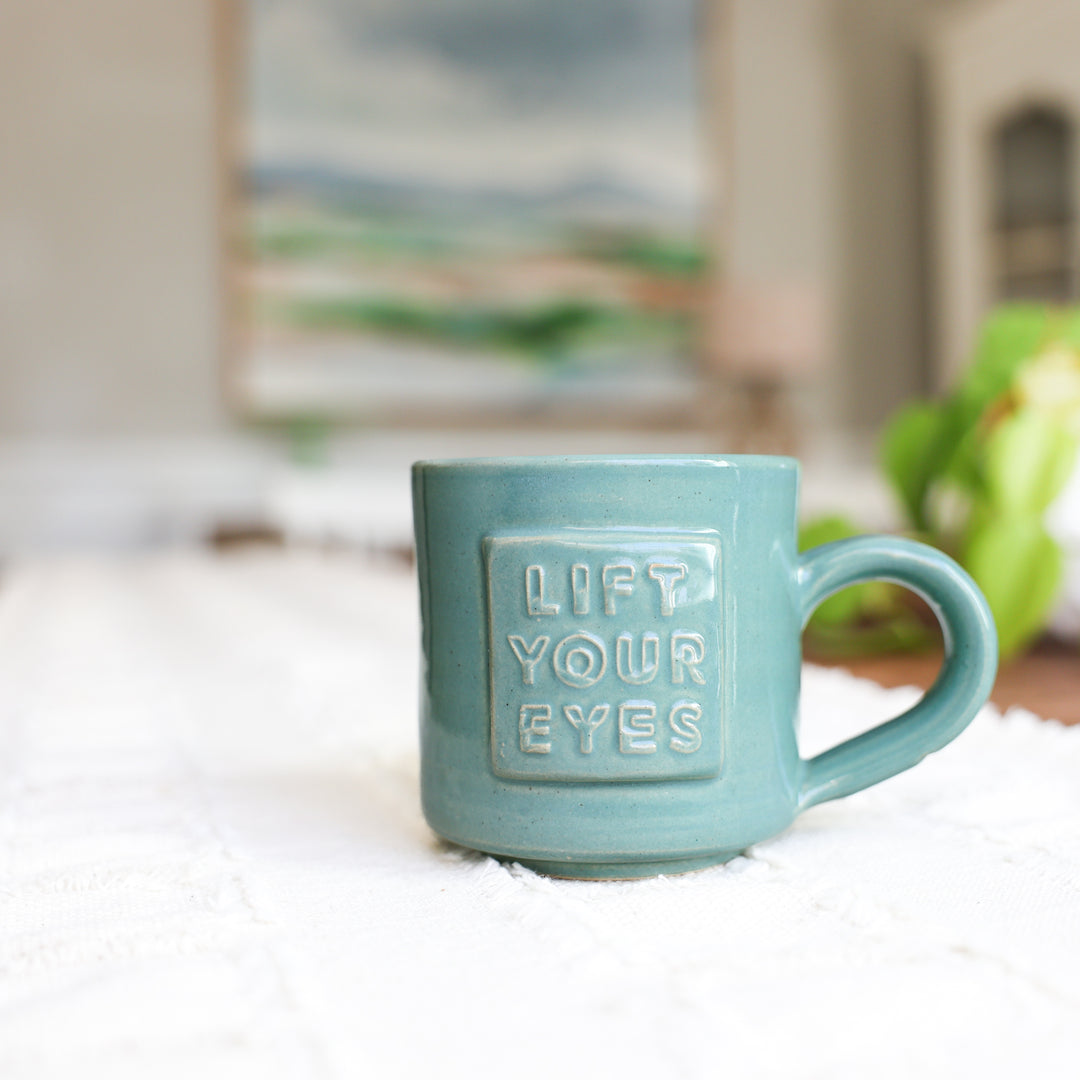 Lift Your Eyes mug