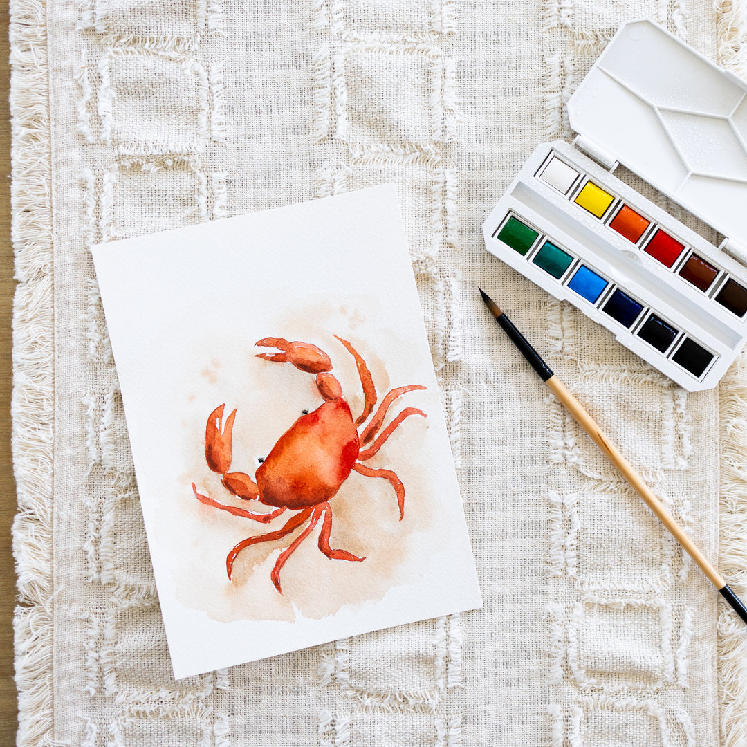 Watercolor Class: Coastal Summer