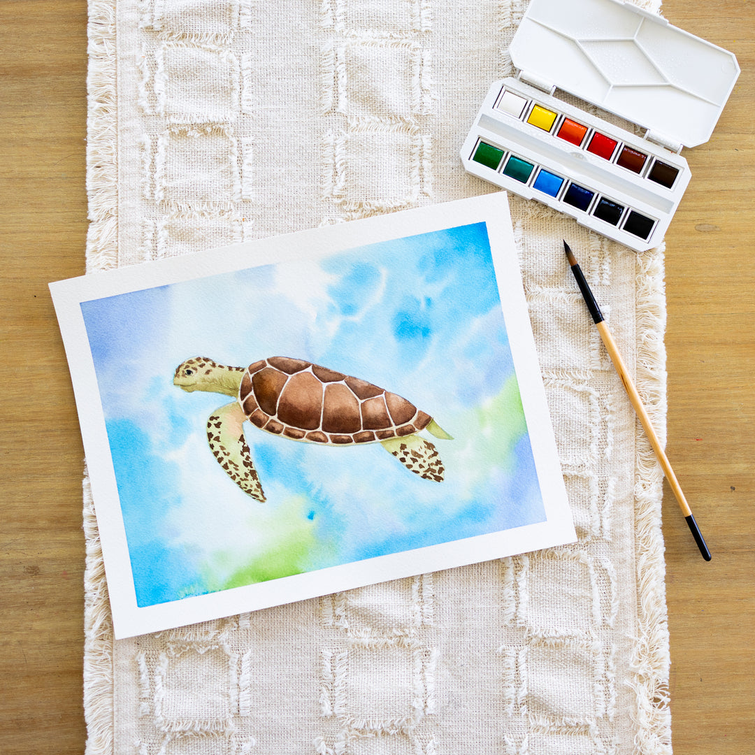 Watercolor Class: Coastal Summer