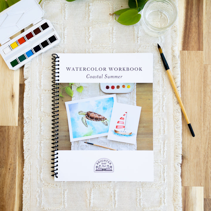Watercolor Workbook: Coastal Summer
