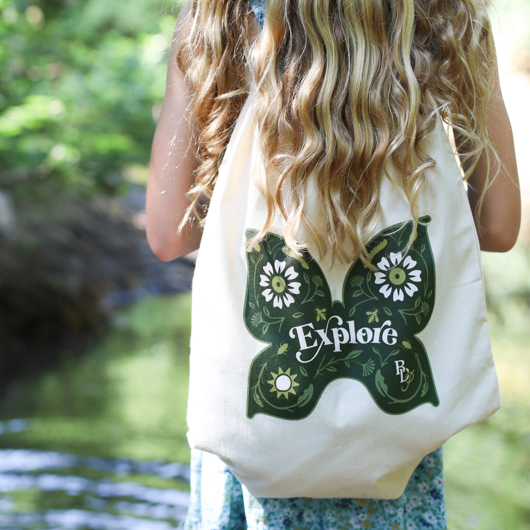 "Explore" Drawstring Nature Backpacks