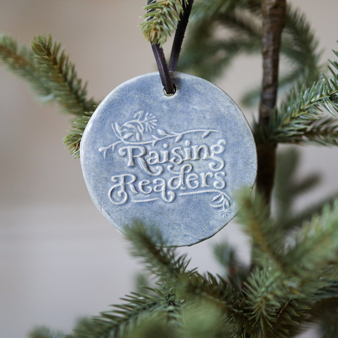 Raising Readers Christmas Ornament