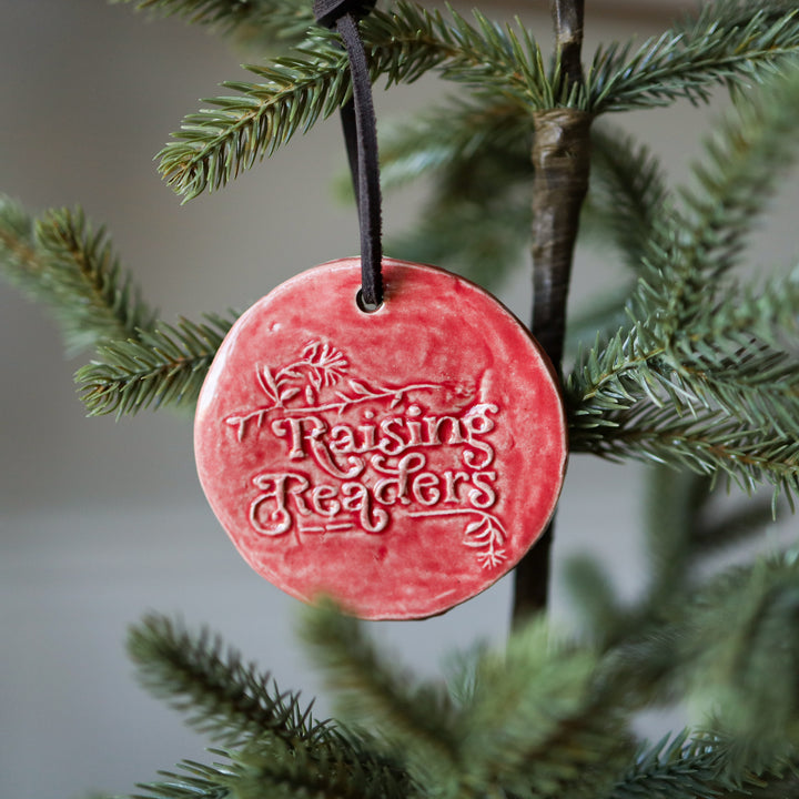 Raising Readers Christmas Ornament