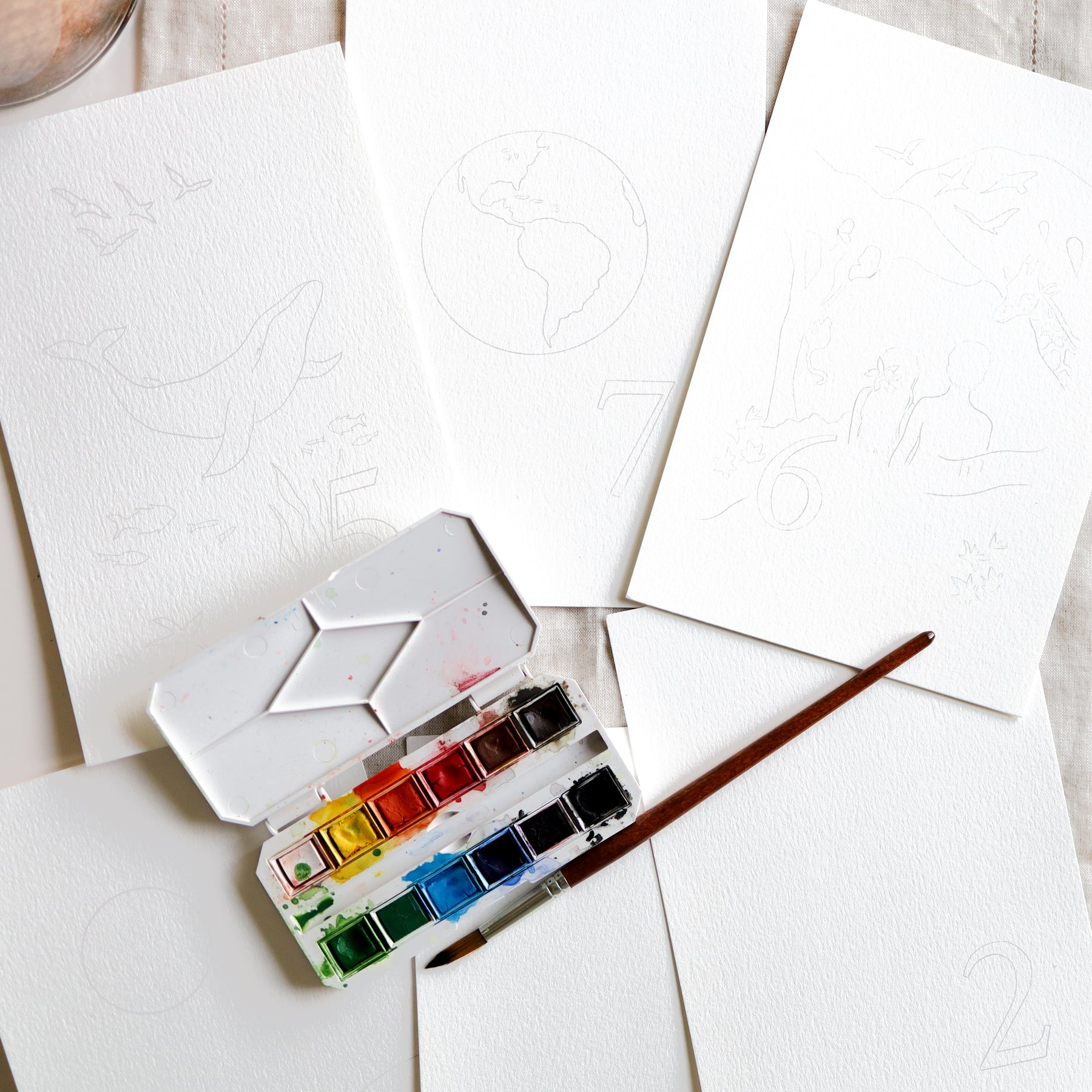 Creation Story Watercolor Class – Brighter Day Press