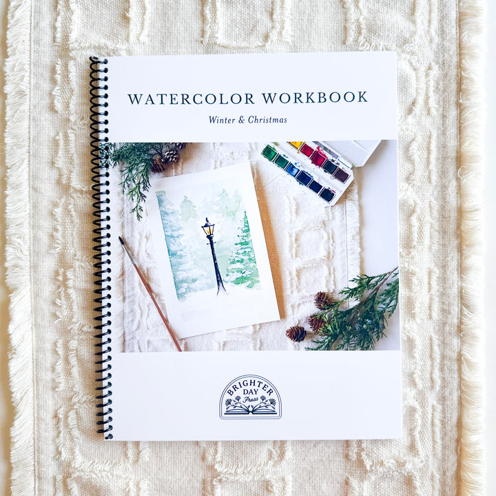 Watercolor Workbook: Winter & Christmas