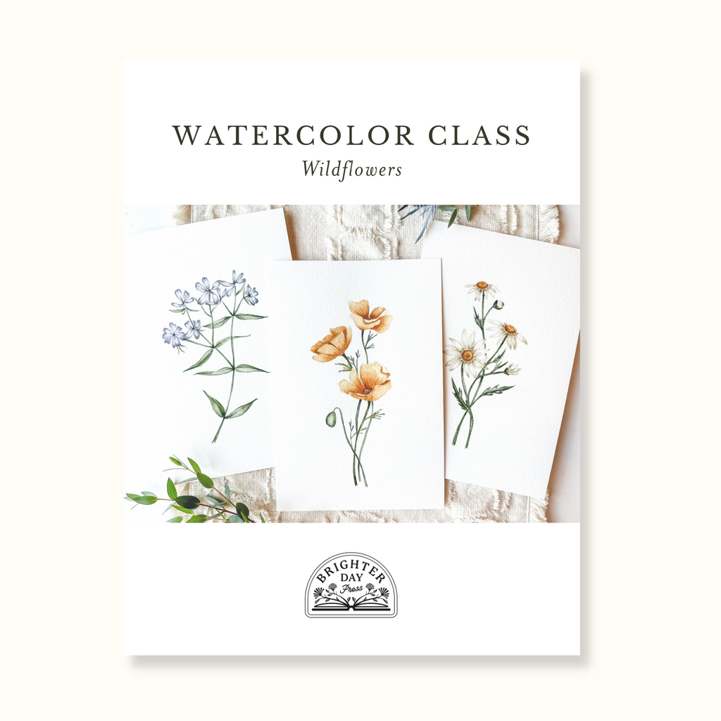 Watercolor Class: Wildflowers – Brighter Day Press