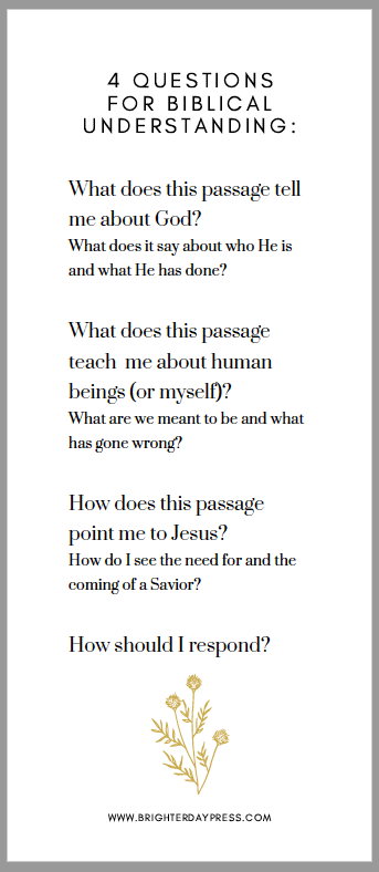 Bible Questions Bookmark